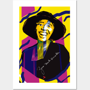 Zora Neale Hurston - Yellow Posters and Art